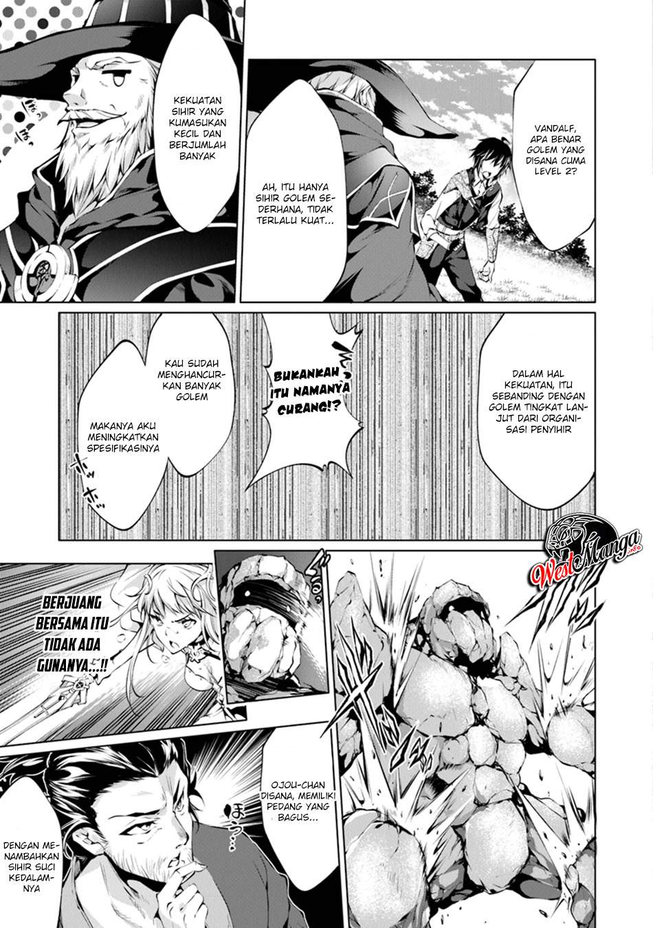 Kamigami ni Sodaterare Shimo no, Saikyou to Naru Chapter 05.2 Bahasa Indonesia